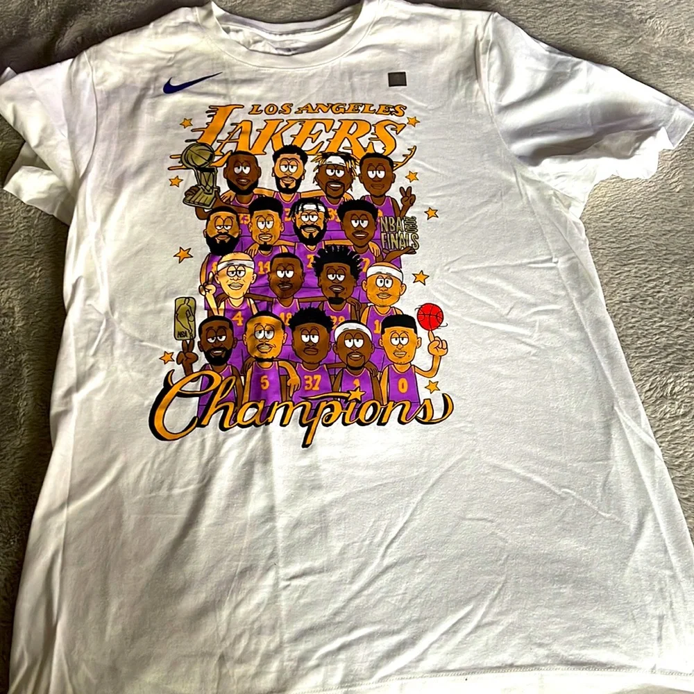 Nike Los Angeles Lakers Champions Cartoon Tee - Picture 1 of 4
